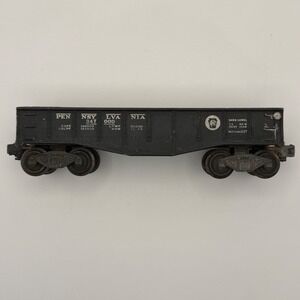 Lionel 2452 Gondola Pennsylvania Railroad O Gauge Black Vintage Die-Cast Car